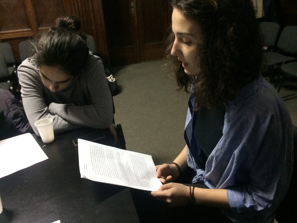 La intalnirea clubului Helion, in 20 ianuarie 2017, a citit Andreea Tanasie